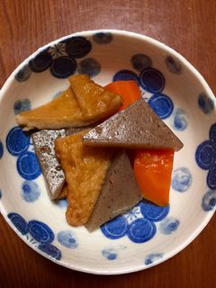 【あと一品】☆こんにゃくとひら天の煮物☆-レシピのメイン写真