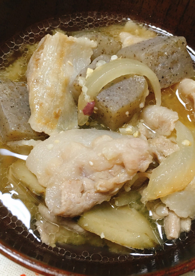 ごぼうとこんにゃくの豚汁-レシピのメイン写真
