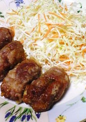 大葉にんにくしょうゆで豚肉チーズロール-レシピのメイン写真