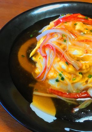 簡単！あんたっぷりなふわトロ天津飯♡-レシピのメイン写真