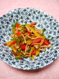 節約簡単!ロースハム青椒肉絲-レシピのメイン写真