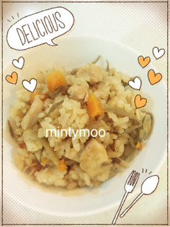 おこげが美味しい☆鶏の炊き込み御飯☆3合-レシピのメイン写真