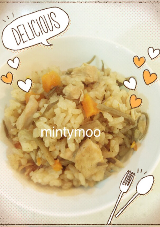 おこげが美味しい☆鶏の炊き込み御飯☆3合-レシピのメイン写真