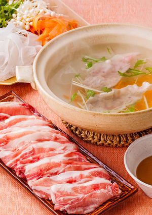 ピーラー野菜の豚しゃぶ鍋-レシピのメイン写真