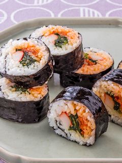 ほうれん草ごまあえで!韓国風のり巻き-レシピのメイン写真