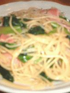 ほうれん草とベーコンのスパゲッティ-レシピのメイン写真