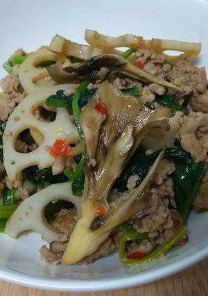 豚ひき肉の豆板醤炒め-レシピのメイン写真