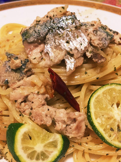 ✨秋の食卓〜すだちと秋刀魚の絶妙パスタ〜-レシピのメイン写真