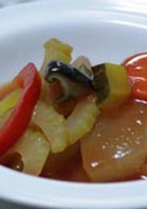 冬瓜と夏野菜のトマト煮-レシピのメイン写真