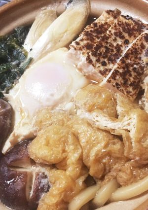 なんちゃって鍋焼うどん(^ω^)-レシピのメイン写真