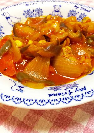 鶏肉と野菜のトマトソース煮-レシピのメイン写真