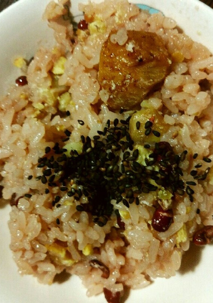栗おこわ風ご飯-レシピのメイン写真