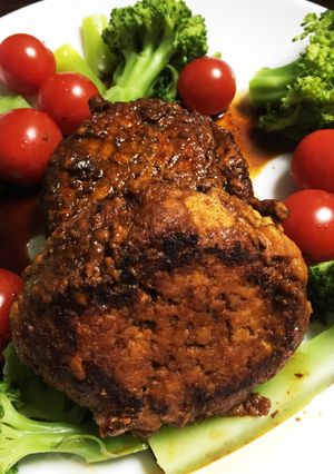 鶏つくねバーグ-レシピのメイン写真