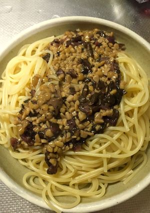 納豆パスタ-レシピのメイン写真