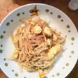 もやしと卵のバターオイスター炒め