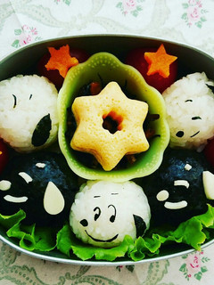 キャラ弁♪モノクロ♪スヌーピーのお弁当-レシピのメイン写真