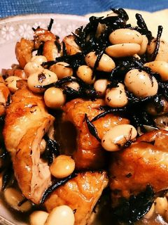 ひじきと大豆とちくわの煮もの-レシピのメイン写真