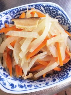 大根と人参の簡単炒め煮-レシピのメイン写真