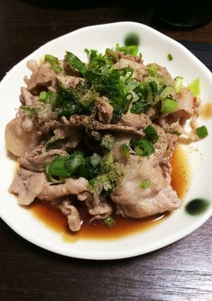 簡単！絶品！豚こま炒めポン酢がけ-レシピのメイン写真