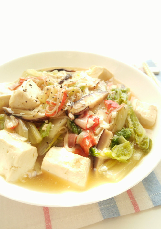 豆腐と白菜の中華風うま煮-レシピのメイン写真