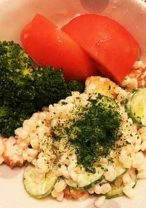 押し麦サラダ-レシピのメイン写真