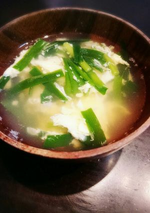 5分で完成❗ニラ玉汁-レシピのメイン写真