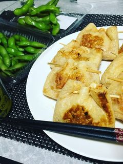 キムチ納豆えのきの揚げ巾着-レシピのメイン写真