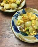 じゃがいもと枝豆の卵とじ 甘酢あんかけ♡