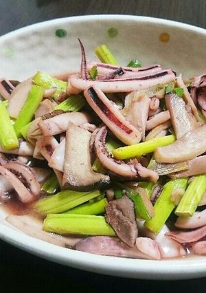 いかの一夜干しとアスパラの炒め物-レシピのメイン写真