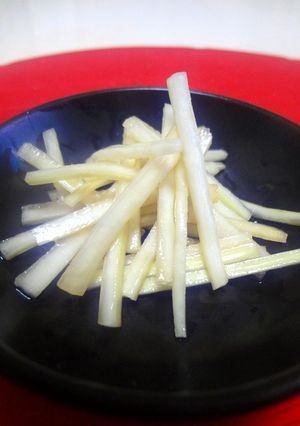大根の皮のポン酢漬け-レシピのメイン写真
