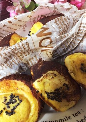 手ごね 焼き芋みたいなスイートポテトパン-レシピのメイン写真