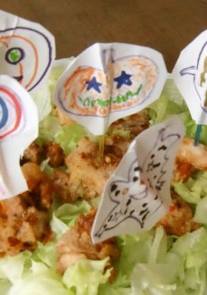 お子様と★唐揚げのハロウィンバージョン-レシピのメイン写真