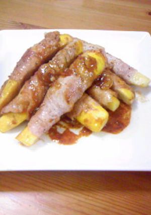ごはんがすすむ♪ｽﾞｯｷｰﾆの肉巻き-レシピのメイン写真