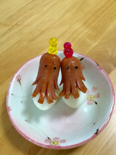 お弁当に♡玉のりソーセー人♫-レシピのメイン写真