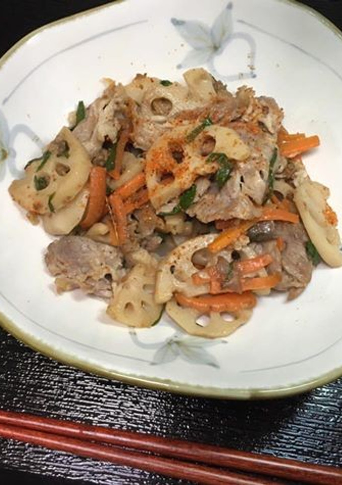れんこんのバタぽん炒め-レシピのメイン写真