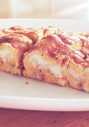 残り物で簡単絶品☆麻婆豆腐オムレツ☆-レシピのメイン写真