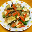 茄子と厚揚げの味噌炒め