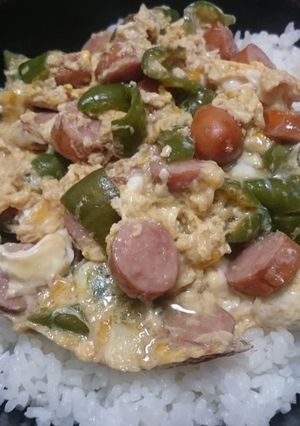 ウインナー丼-レシピのメイン写真