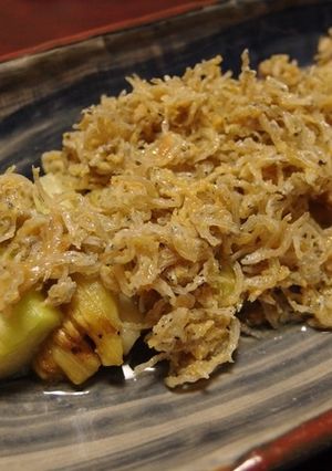 爽やか♪　焼きなすのじゃこ梅味噌だれ-レシピのメイン写真