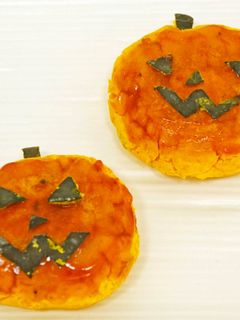 【簡単】かぼちゃ餅☆ハロウィン-レシピのメイン写真