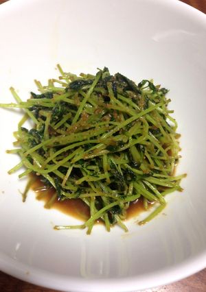豆苗炒め-レシピのメイン写真