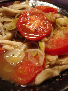 さっぱりと♪きのことトマトの梅ねぎマリネ-レシピのメイン写真