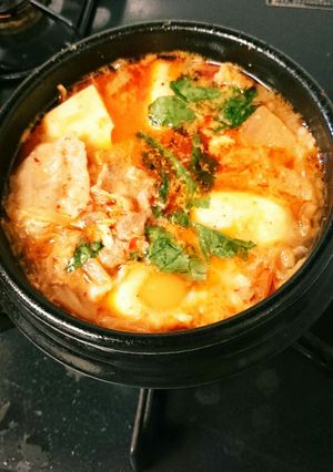 後引く美味しさ☆豆腐チゲスープ-レシピのメイン写真