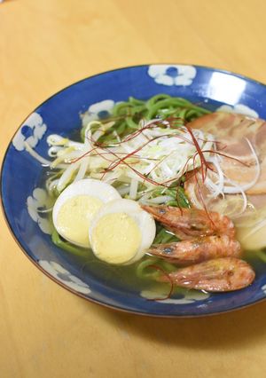 わかめ麺の海老そば-レシピのメイン写真