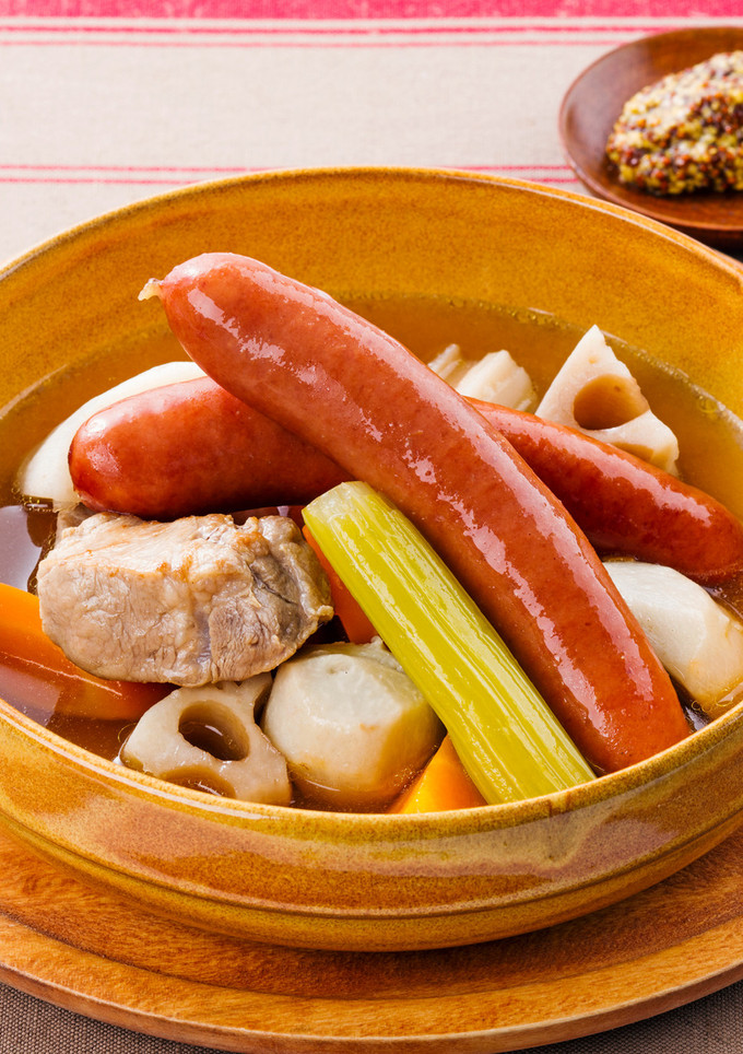 ソーセージと豚肉の根菜たっぷりポトフ-レシピのメイン写真