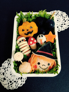 ハロウィン☆キャラ弁☆おばけ-レシピのメイン写真