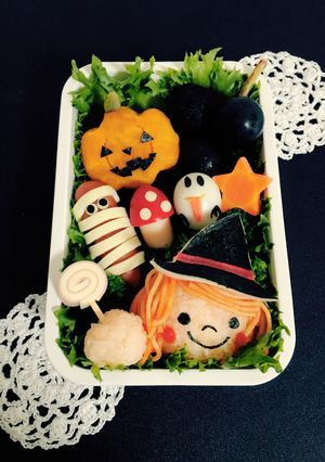 ハロウィン☆キャラ弁☆おばけ-レシピのメイン写真