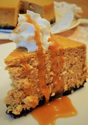 パンプキンスパイスチーズケーキ-レシピのメイン写真