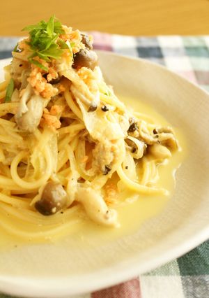 楽ちん♪鮭フレークのパスタ-レシピのメイン写真