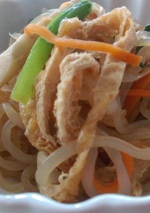 油揚げと細竹の炒め物-レシピのメイン写真